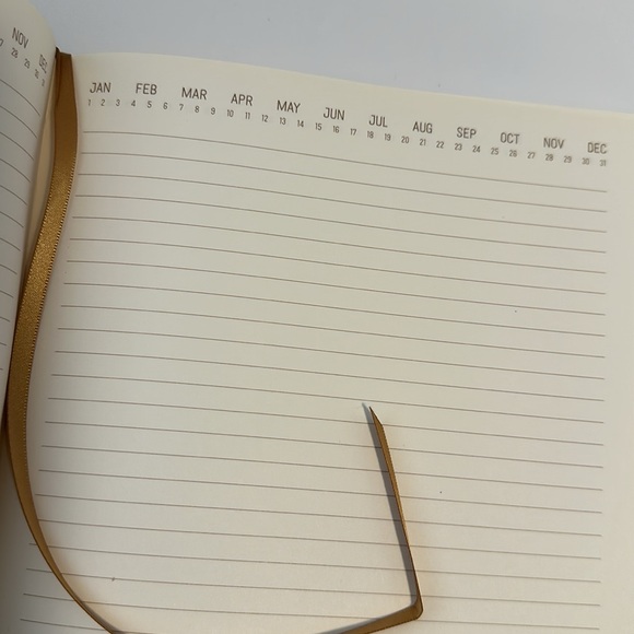 Blue Leatherette Embossed Journal - Picture 4 of 5